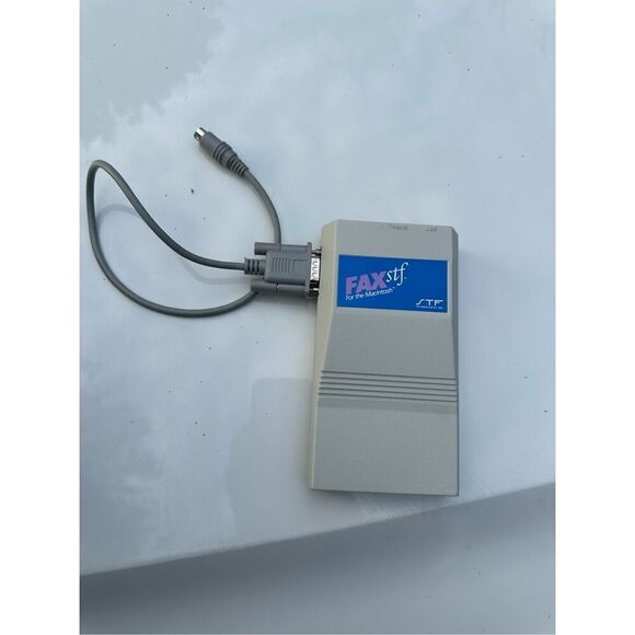 Fax STF for the Macintosh external modem. Very Rare